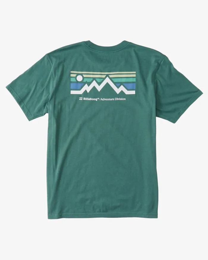 Billabong ADiv Length Short Sleeve TShirt Jungle Mens TShirts Billabong ADiv Length Short Sleeve TShirt Jungle Mens TShirts