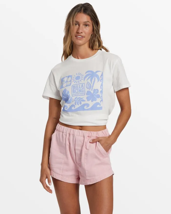 Billabong ADiv Safari Shorts Ice Pink Womens Shorts Billabong ADiv Safari Shorts Ice Pink Womens Shorts