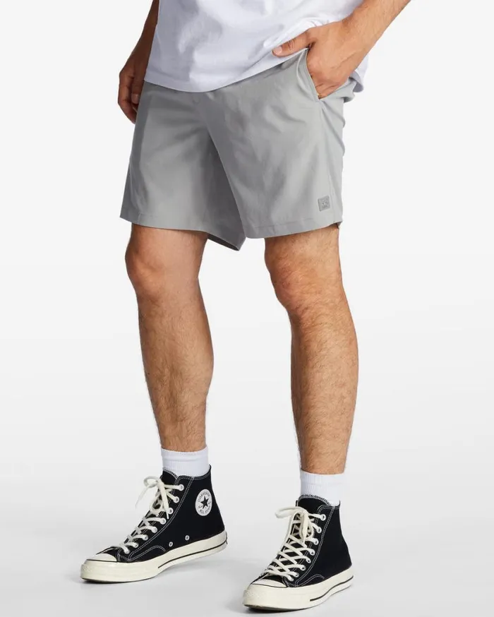 Billabong ADiv Surftrek Elastic Shorts 17034 Alloy Mens Shorts Billabong ADiv Surftrek Elastic Shorts 17034 Alloy Mens Shorts