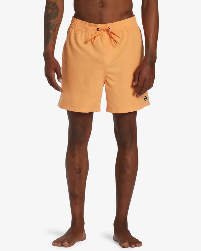 Billabong All Day Layback 16034 Elastic Waist Shorts Melon Mens Layback Boardshorts Billabong All Day Layback 16034 Elastic Waist Shorts Melon Mens Layback Boardshorts