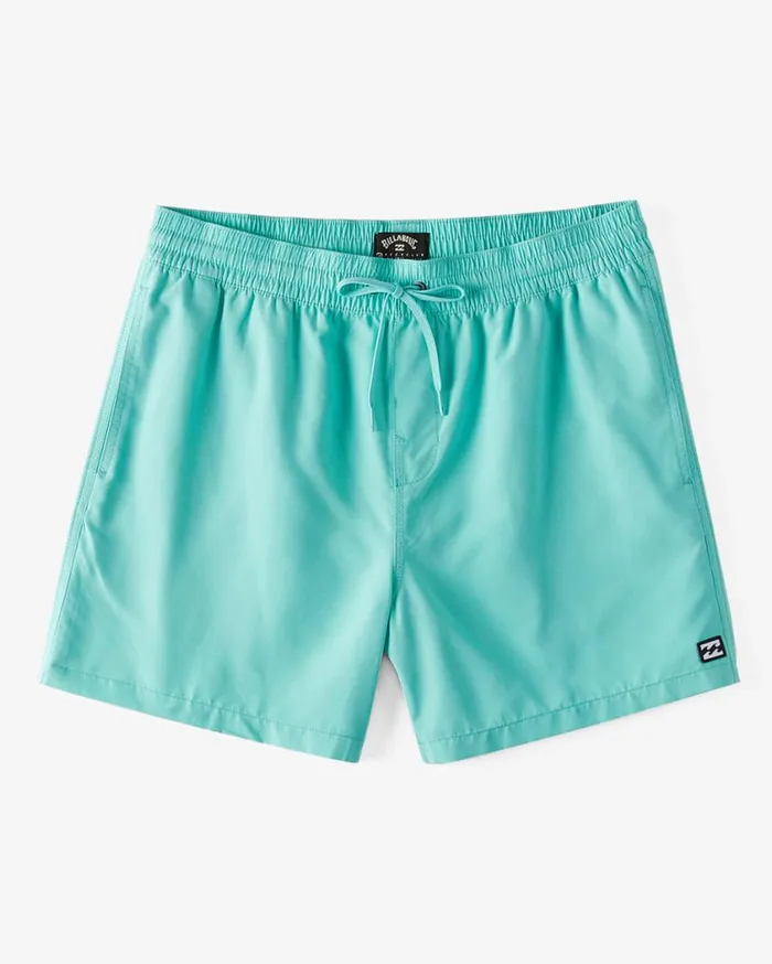 Billabong All Day Layback 16034 Elastic Waist Shorts Poolside Blue Mens Short Length 16034 8211 175034 Billabong All Day Layback 16034 Elastic Waist Shorts Poolside Blue Mens Short Length 16034 8211 175034