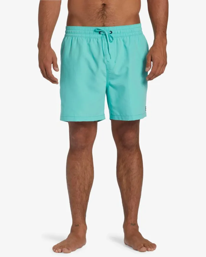 Billabong All Day Layback 16034 Elastic Waist Shorts Poolside Blue Mens Short Length 16034 8211 175034 Billabong All Day Layback 16034 Elastic Waist Shorts Poolside Blue Mens Short Length 16034 8211 175034