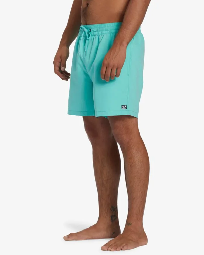 Billabong All Day Layback 16034 Elastic Waist Shorts Poolside Blue Mens Short Length 16034 8211 175034 Billabong All Day Layback 16034 Elastic Waist Shorts Poolside Blue Mens Short Length 16034 8211 175034
