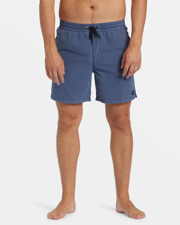 Billabong All Day Overdyed Layback 17034 Volley Shorts Dusty Navy Mens Short Length 16034 8211 175034 Billabong All Day Overdyed Layback 17034 Volley Shorts Dusty Navy Mens Short Length 16034 8211 175034