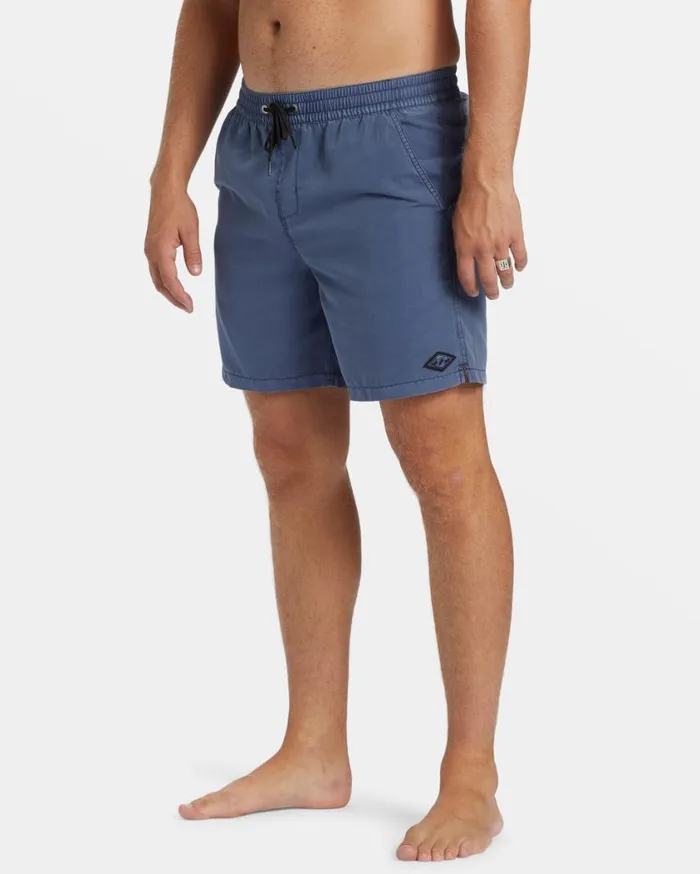 Billabong All Day Overdyed Layback 17034 Volley Shorts Dusty Navy Mens Short Length 16034 8211 175034 Billabong All Day Overdyed Layback 17034 Volley Shorts Dusty Navy Mens Short Length 16034 8211 175034
