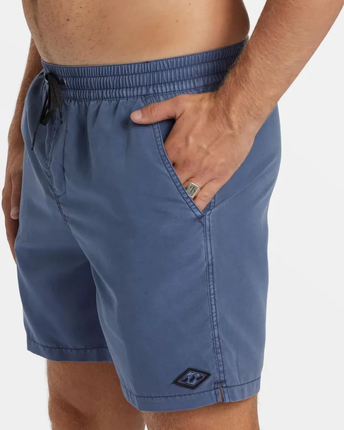 Billabong All Day Overdyed Layback 17034 Volley Shorts Dusty Navy Mens Short Length 16034 8211 175034 Billabong All Day Overdyed Layback 17034 Volley Shorts Dusty Navy Mens Short Length 16034 8211 175034