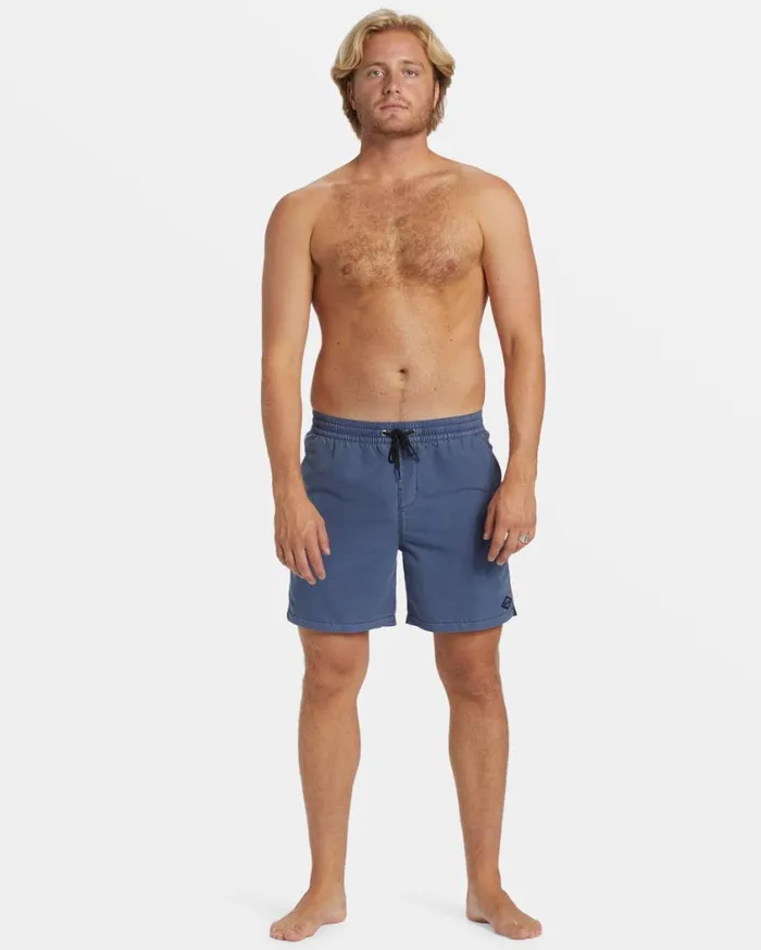 Billabong All Day Overdyed Layback 17034 Volley Shorts Dusty Navy Mens Short Length 16034 8211 175034 Billabong All Day Overdyed Layback 17034 Volley Shorts Dusty Navy Mens Short Length 16034 8211 175034