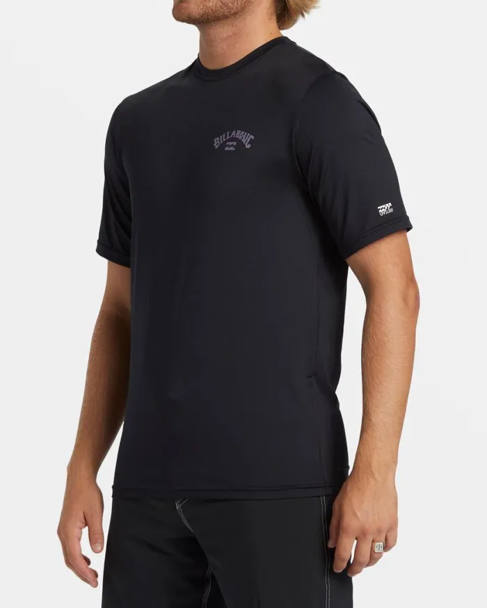 Billabong Arch Wave Loose Fit Short Sleeve Surf Tee Black Mens Rashguards and Surf Tees Billabong Arch Wave Loose Fit Short Sleeve Surf Tee Black Mens Rashguards and Surf Tees