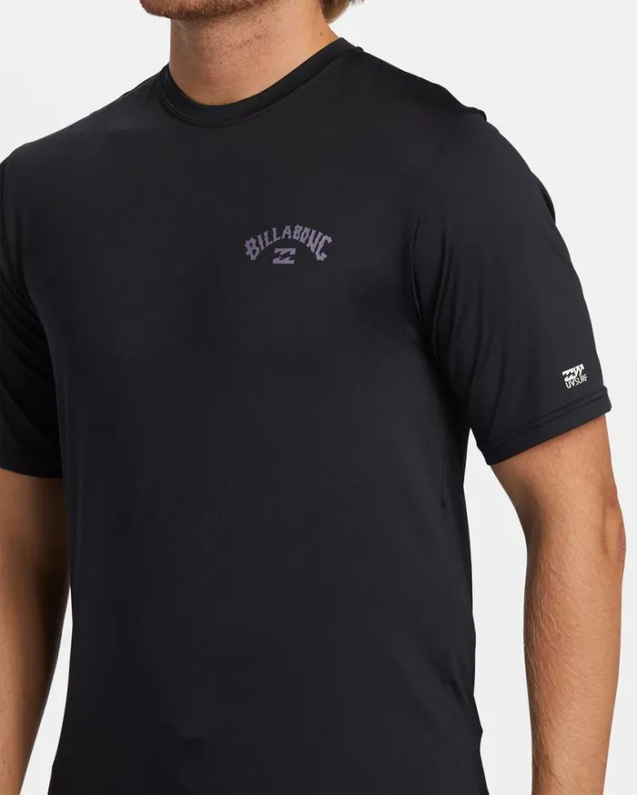 Billabong Arch Wave Loose Fit Short Sleeve Surf Tee Black Mens Rashguards and Surf Tees Billabong Arch Wave Loose Fit Short Sleeve Surf Tee Black Mens Rashguards and Surf Tees