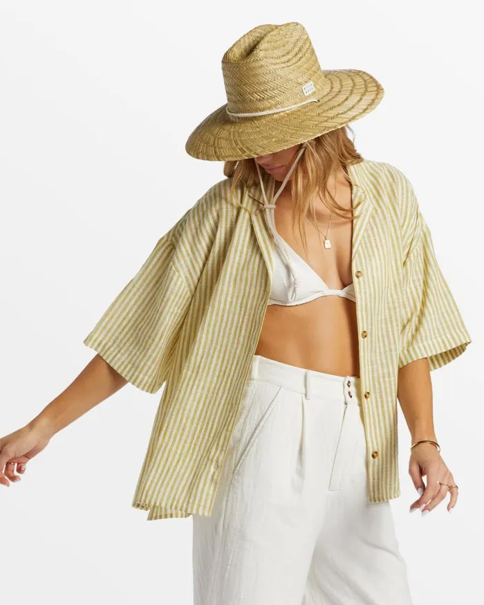 Billabong Beach Side Oversized Short Sleeve Shirt Moss Joy Womens Tops Billabong Beach Side Oversized Short Sleeve Shirt Moss Joy Womens Tops
