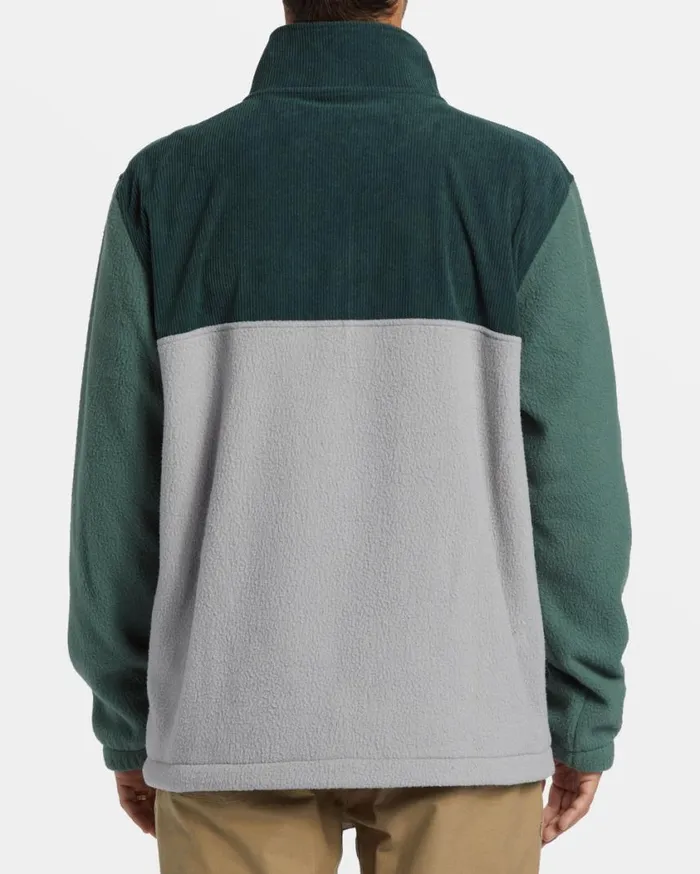 Billabong Boundary Trail Polar Fleece Full Zip Pullover Forest Green Mens Hoodies and Fleece Billabong Boundary Trail Polar Fleece Full Zip Pullover Forest Green Mens Hoodies and Fleece