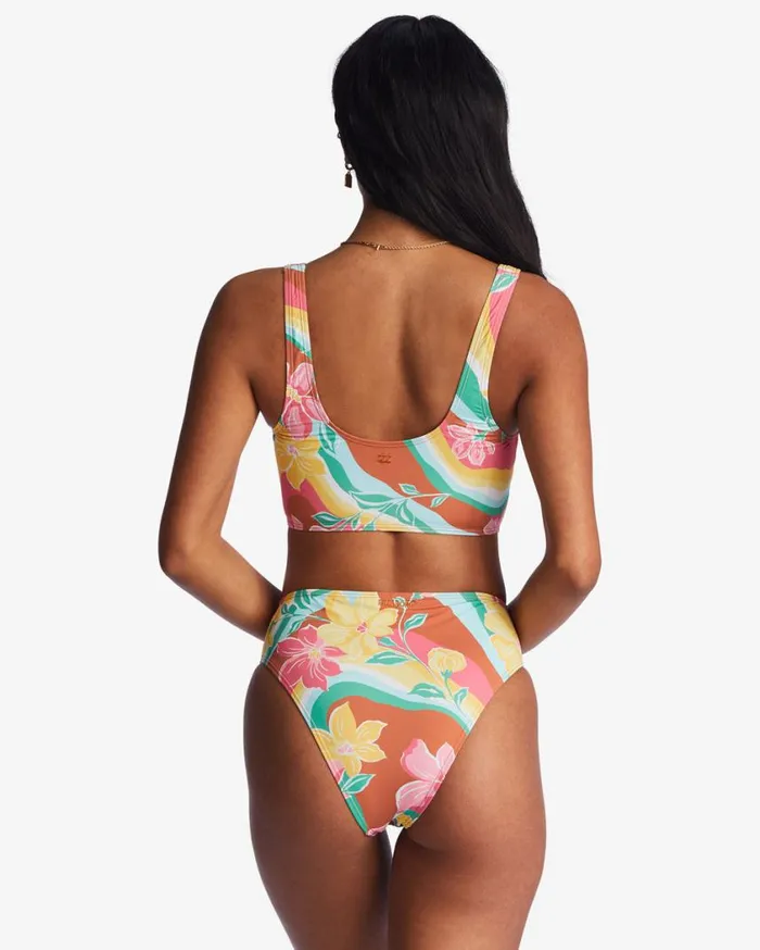 Billabong Chasin Sunbeams Rise Bikini Bottoms Multi Womens Bikini Bottoms