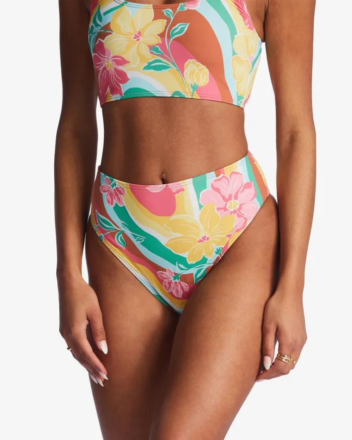 Billabong Chasin Sunbeams Rise Bikini Bottoms Multi Womens Bikini Bottoms Billabong Chasin Sunbeams Rise Bikini Bottoms Multi Womens Bikini Bottoms