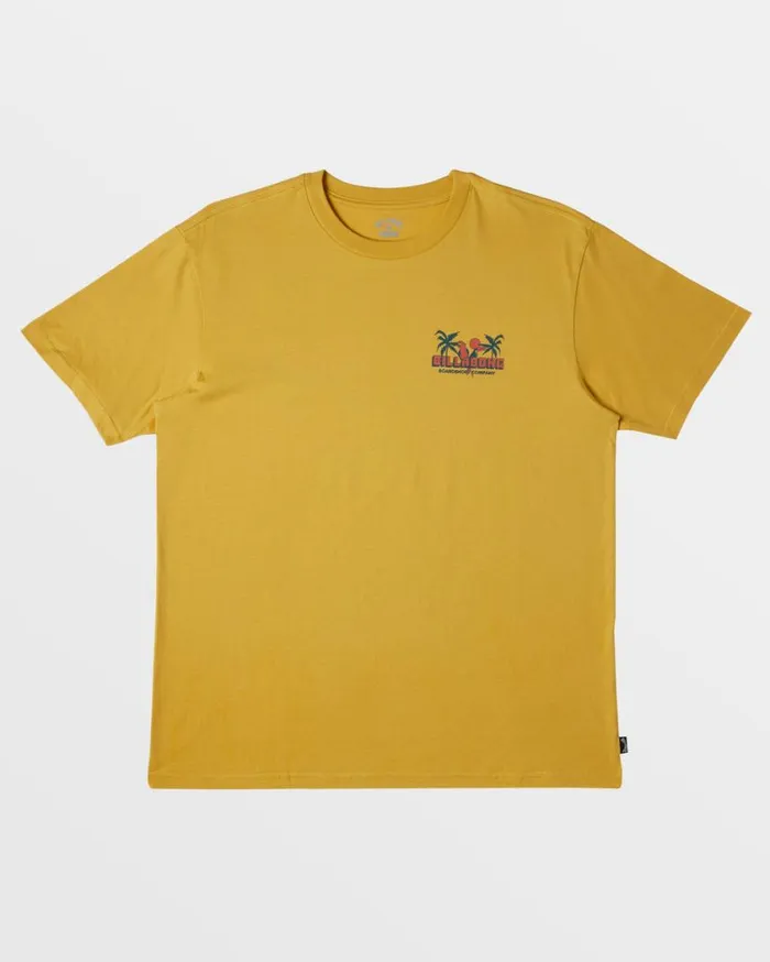 Billabong Clubhouse TShirt Sunny Mens TShirts Billabong Clubhouse TShirt Sunny Mens TShirts