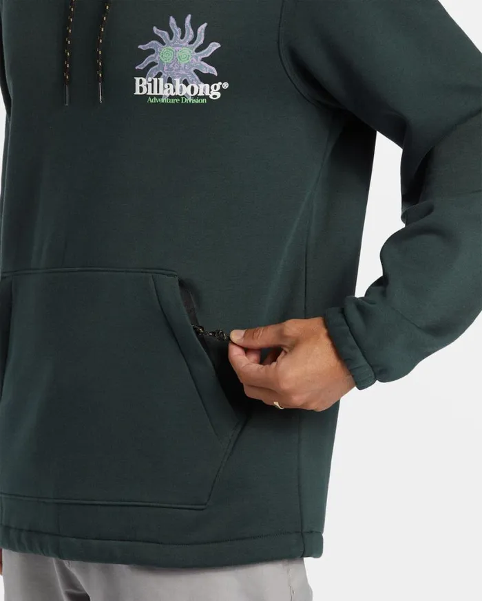 Billabong Compass Hoodie Forest Green Mens Hoodies and Fleece Billabong Compass Hoodie Forest Green Mens Hoodies and Fleece