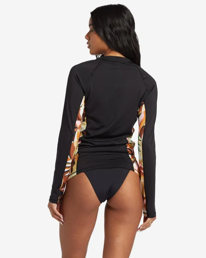 Billabong Core Long Sleeve 12 Zip Surf Tee Black Womens Rashguards and Bodysuits Billabong Core Long Sleeve 12 Zip Surf Tee Black Womens Rashguards and Bodysuits