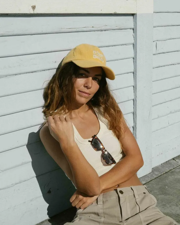 Billabong Dad Hat Strapback Hat Pale Yellow Womens Hats and Beanies