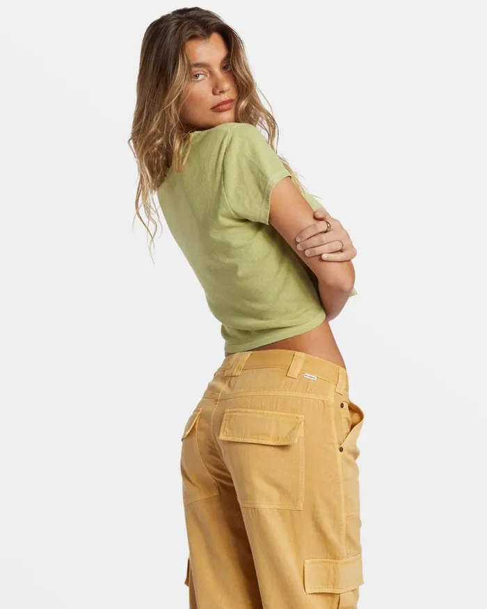 Billabong Dreamers Paradise TShirt Willow Womens Tops Billabong Dreamers Paradise TShirt Willow Womens Tops