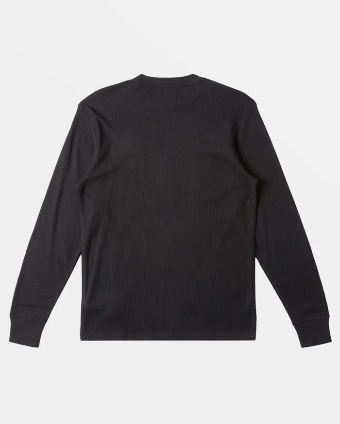 Billabong Essential Long Sleeve Thermal Top Black Mens TShirts Billabong Essential Long Sleeve Thermal Top Black Mens TShirts
