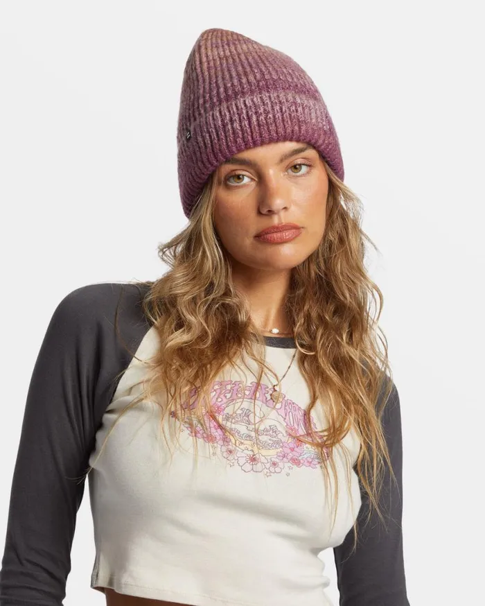 Billabong Even Tide Cuff Beanie Multi Womens Hats and Beanies