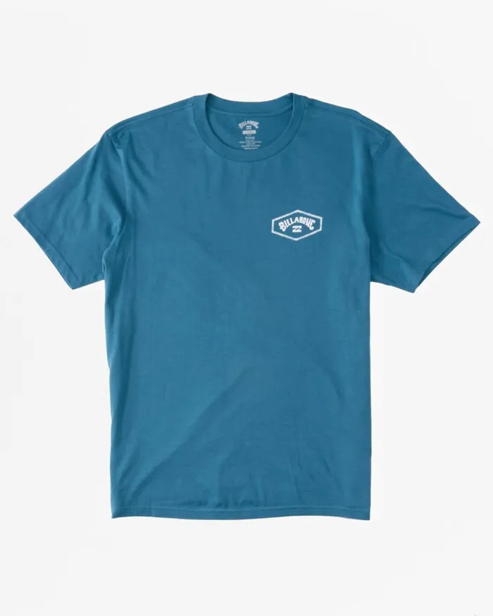 Billabong Exit Arch TShirt Blue Lagoon Mens TShirts Billabong Exit Arch TShirt Blue Lagoon Mens TShirts