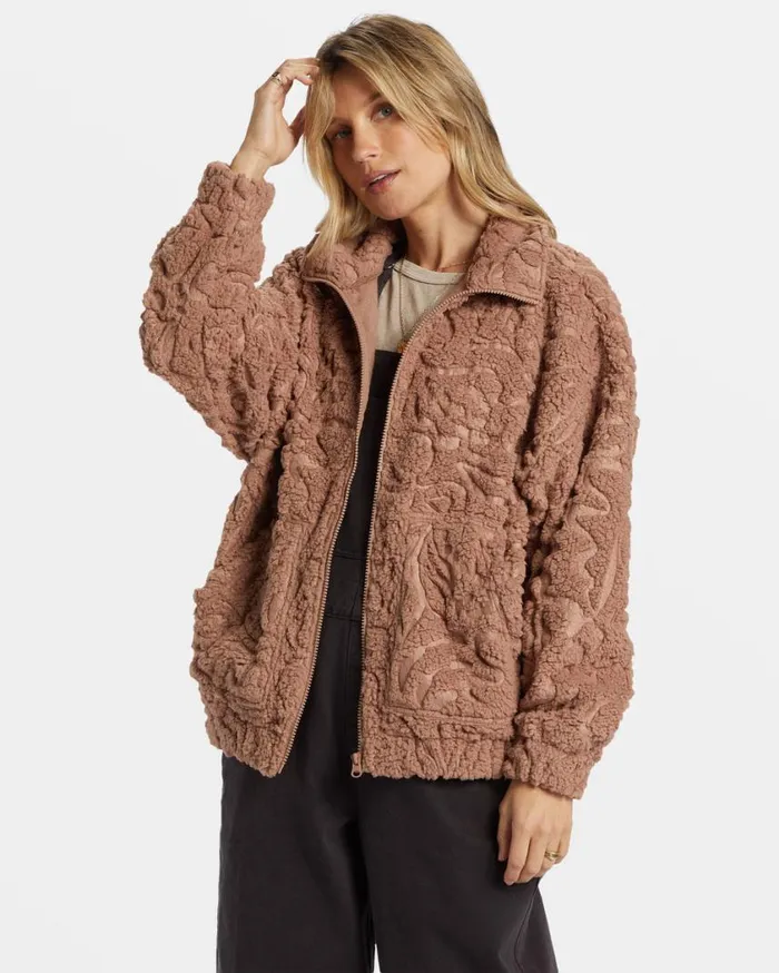 Billabong First Light Full Zip Jacket Sweet Earth Womens Jackets Billabong First Light Full Zip Jacket Sweet Earth Womens Jackets