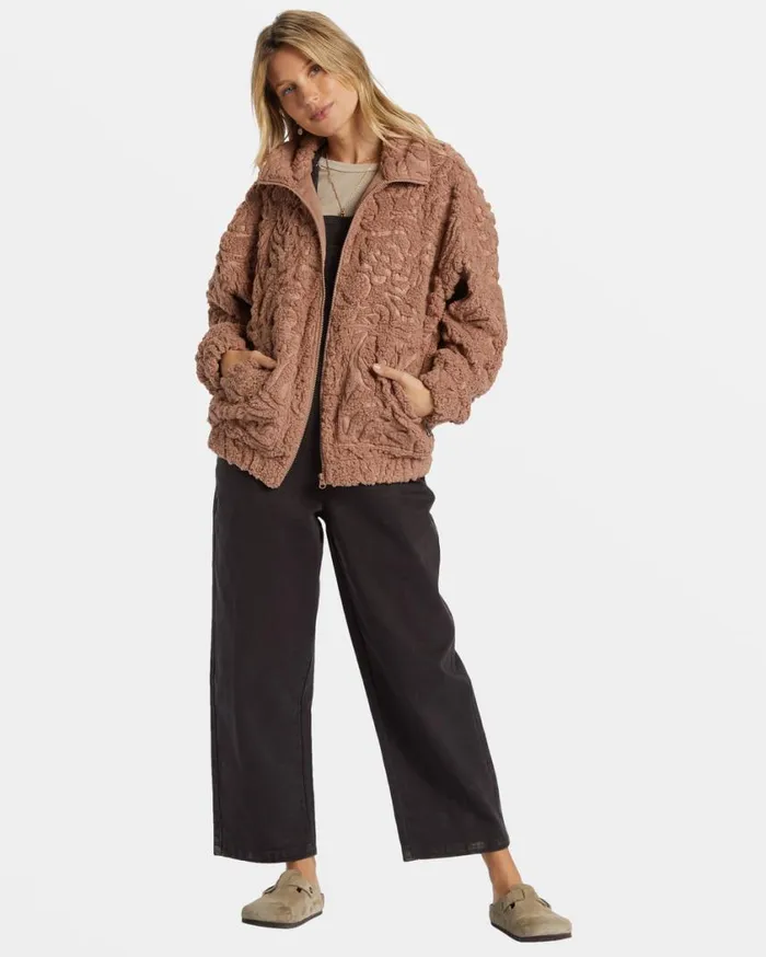 Billabong First Light Full Zip Jacket Sweet Earth Womens Jackets Billabong First Light Full Zip Jacket Sweet Earth Womens Jackets