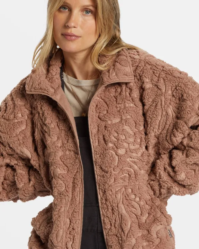 Billabong First Light Full Zip Jacket Sweet Earth Womens Jackets Billabong First Light Full Zip Jacket Sweet Earth Womens Jackets