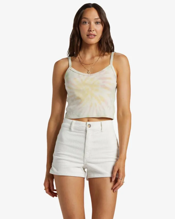 Billabong Free Fall Corduroy Shorts Salt Crystal Womens Shorts