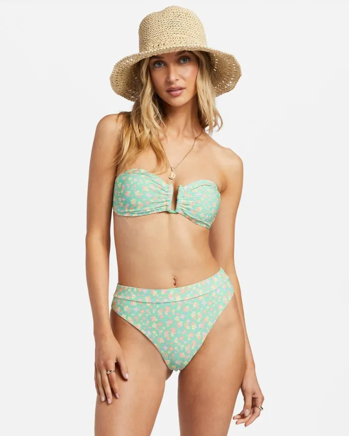 Billabong I Sea You Tanlines Bandeau Bikini Top Spearmint Womens Bikinis Billabong I Sea You Tanlines Bandeau Bikini Top Spearmint Womens Bikinis