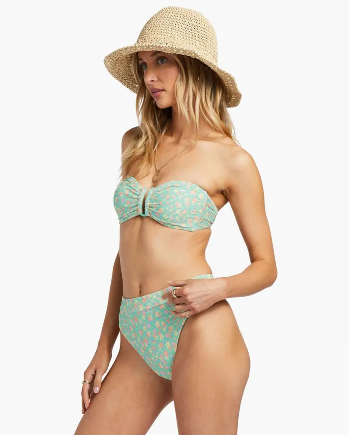 Billabong I Sea You Tanlines Bandeau Bikini Top Spearmint Womens Bikinis Billabong I Sea You Tanlines Bandeau Bikini Top Spearmint Womens Bikinis