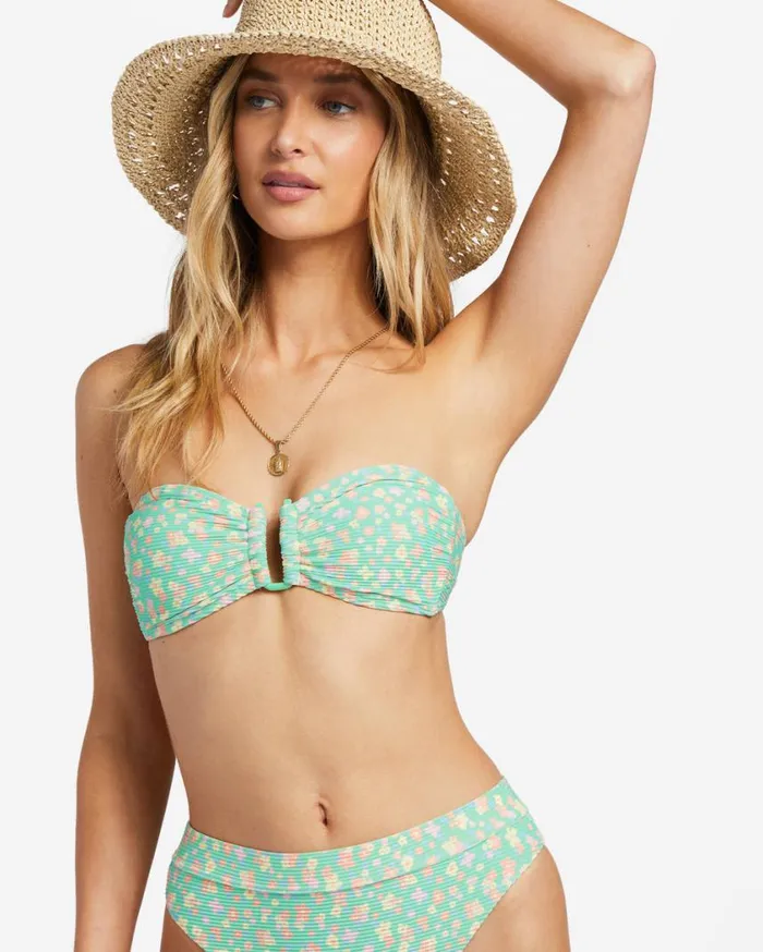Billabong I Sea You Tanlines Bandeau Bikini Top Spearmint Womens Bikinis Billabong I Sea You Tanlines Bandeau Bikini Top Spearmint Womens Bikinis