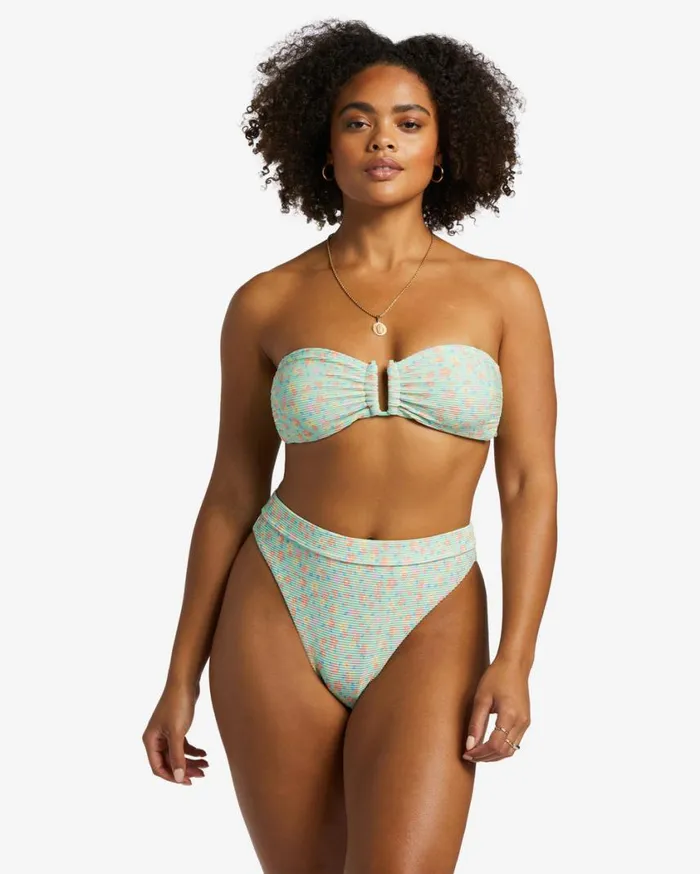 Billabong I Sea You Tanlines Bandeau Bikini Top Spearmint Womens Bikinis Billabong I Sea You Tanlines Bandeau Bikini Top Spearmint Womens Bikinis