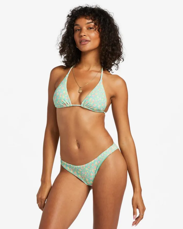 Billabong I Sea You Tanlines Triangle Bikini Top Spearmint Womens Bikinis
