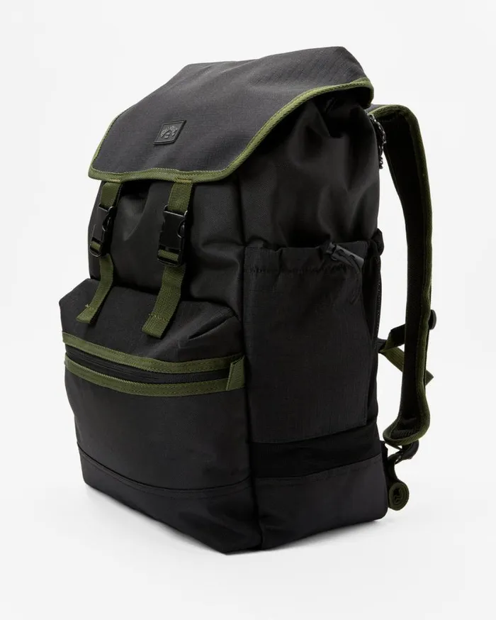 Billabong Journey Rucksack 24L Medium Backpack Black Military Mens Accessories Billabong Journey Rucksack 24L Medium Backpack Black Military Mens Accessories