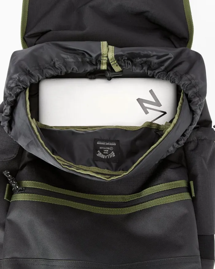 Billabong Journey Rucksack 24L Medium Backpack Black Military Mens Accessories Billabong Journey Rucksack 24L Medium Backpack Black Military Mens Accessories