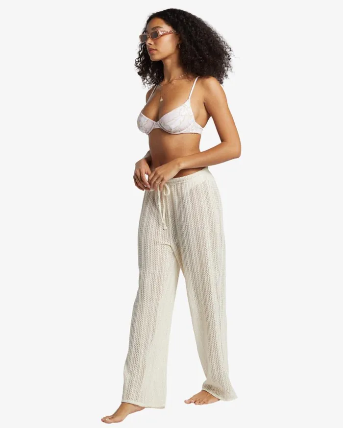 Billabong Largo Beach Pant Cover Up Salt Crystal Womens Jeans and Pants Billabong Largo Beach Pant Cover Up Salt Crystal Womens Jeans and Pants