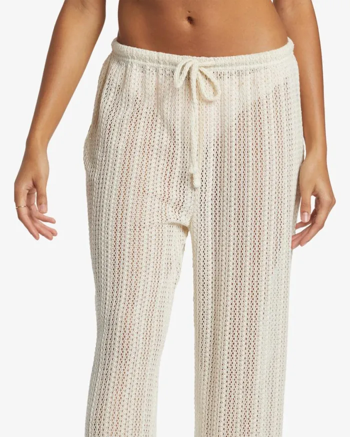 Billabong Largo Beach Pant Cover Up Salt Crystal Womens Jeans and Pants Billabong Largo Beach Pant Cover Up Salt Crystal Womens Jeans and Pants