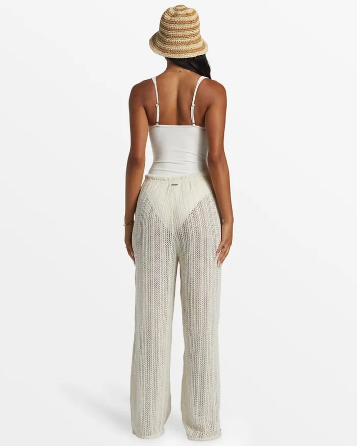 Billabong Largo Beach Pant Cover Up Salt Crystal Womens Jeans and Pants Billabong Largo Beach Pant Cover Up Salt Crystal Womens Jeans and Pants