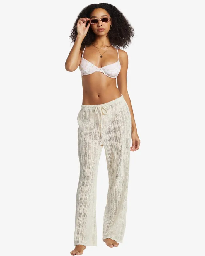 Billabong Largo Beach Pant Cover Up Salt Crystal Womens Jeans and Pants Billabong Largo Beach Pant Cover Up Salt Crystal Womens Jeans and Pants