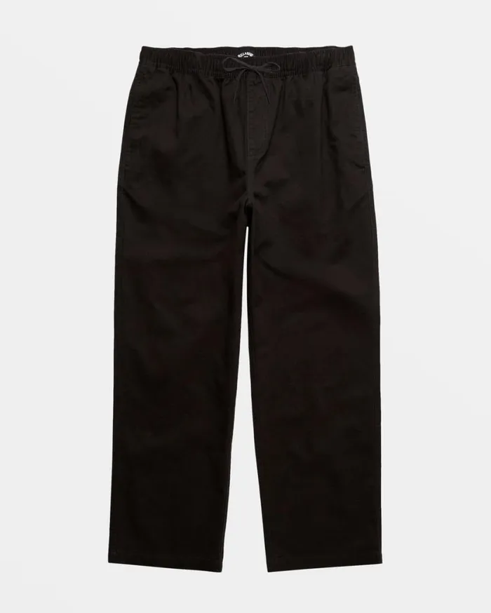 Billabong Larry Elastic Waist Pants Raven Mens Jeans and Pants Billabong Larry Elastic Waist Pants Raven Mens Jeans and Pants