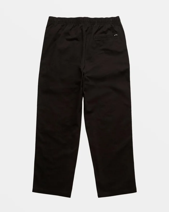 Billabong Larry Elastic Waist Pants Raven Mens Jeans and Pants Billabong Larry Elastic Waist Pants Raven Mens Jeans and Pants
