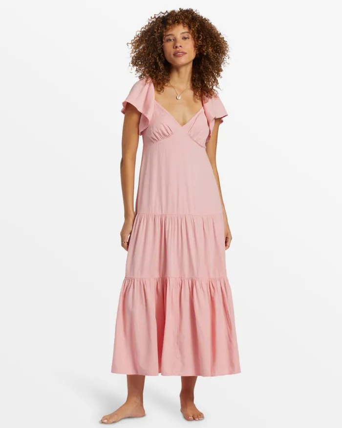 Billabong Last Light Dress Sandstorm Womens Dresses