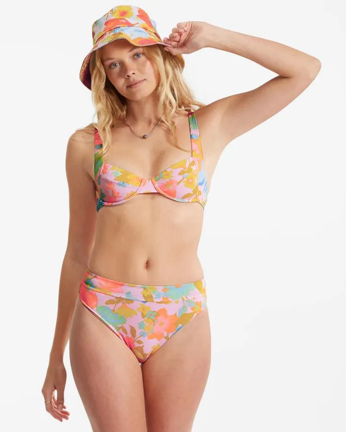 Billabong Pick Me Up Underwire Bikini Top Multi Womens Bikini Tops Billabong Pick Me Up Underwire Bikini Top Multi Womens Bikini Tops