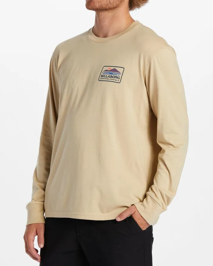 Billabong Range Long Sleeve TShirt Desert Mens TShirts Billabong Range Long Sleeve TShirt Desert Mens TShirts