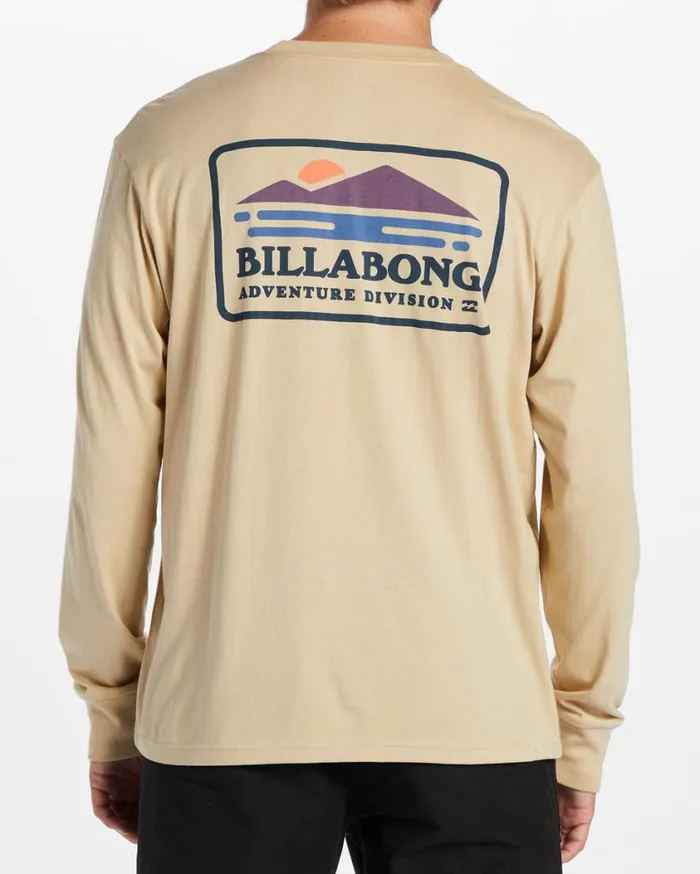 Billabong Range Long Sleeve TShirt Desert Mens TShirts Billabong Range Long Sleeve TShirt Desert Mens TShirts