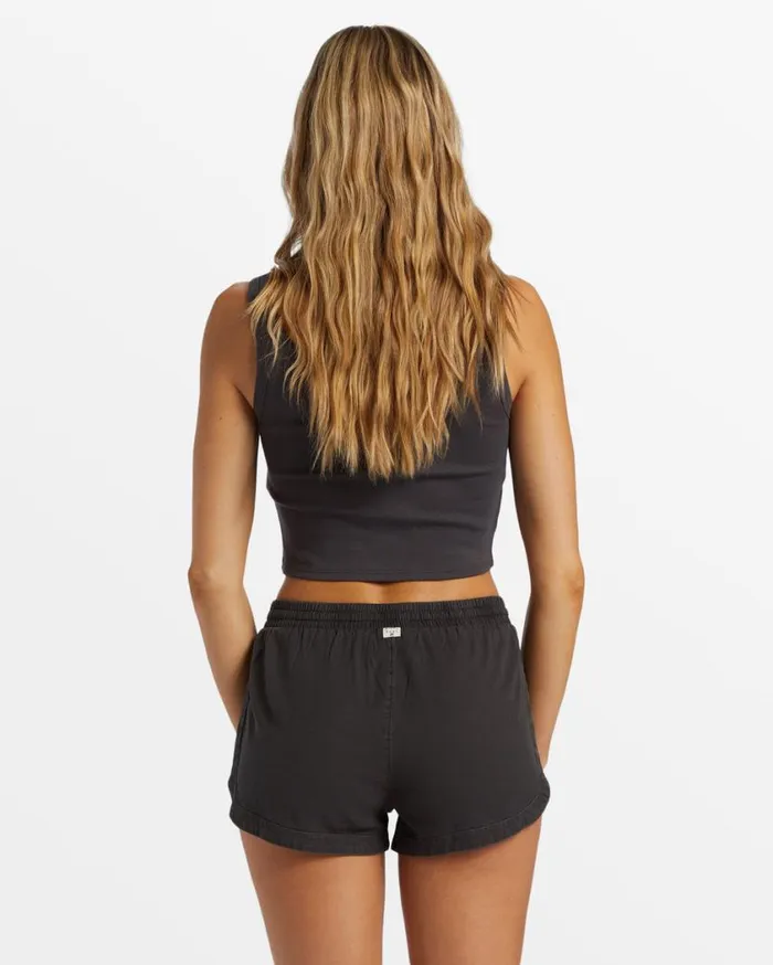 Billabong Road Trippin Elastic Waist Shorts Off Black Womens Shorts Billabong Road Trippin Elastic Waist Shorts Off Black Womens Shorts