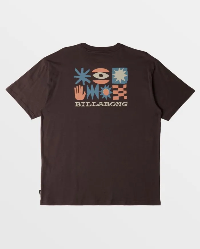 Billabong Segment TShirt Plum Mens TShirts Billabong Segment TShirt Plum Mens TShirts