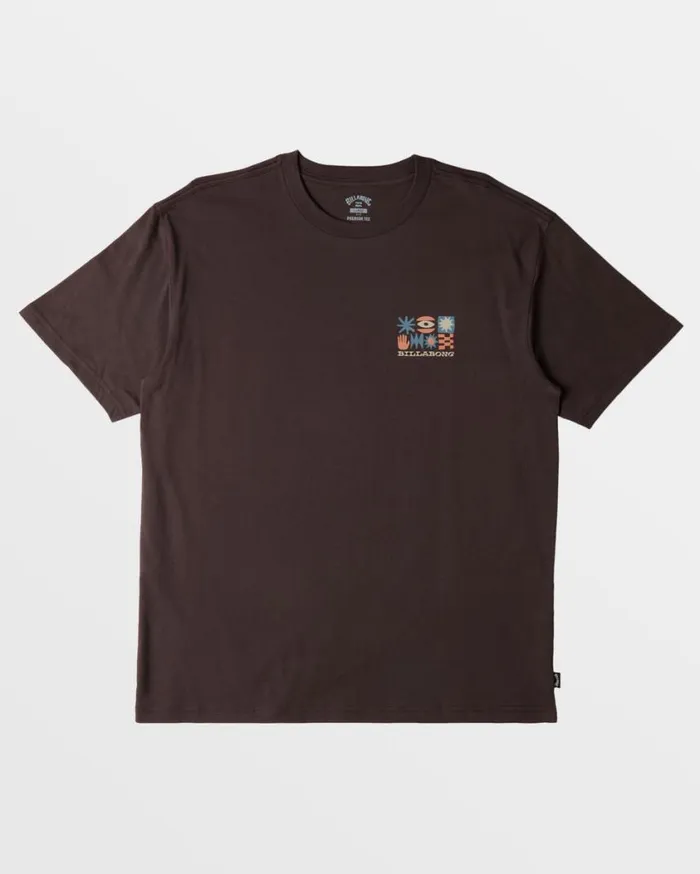 Billabong Segment TShirt Plum Mens TShirts Billabong Segment TShirt Plum Mens TShirts