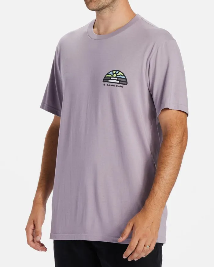 Billabong Shine TShirt Purple Ash Mens TShirts Billabong Shine TShirt Purple Ash Mens TShirts